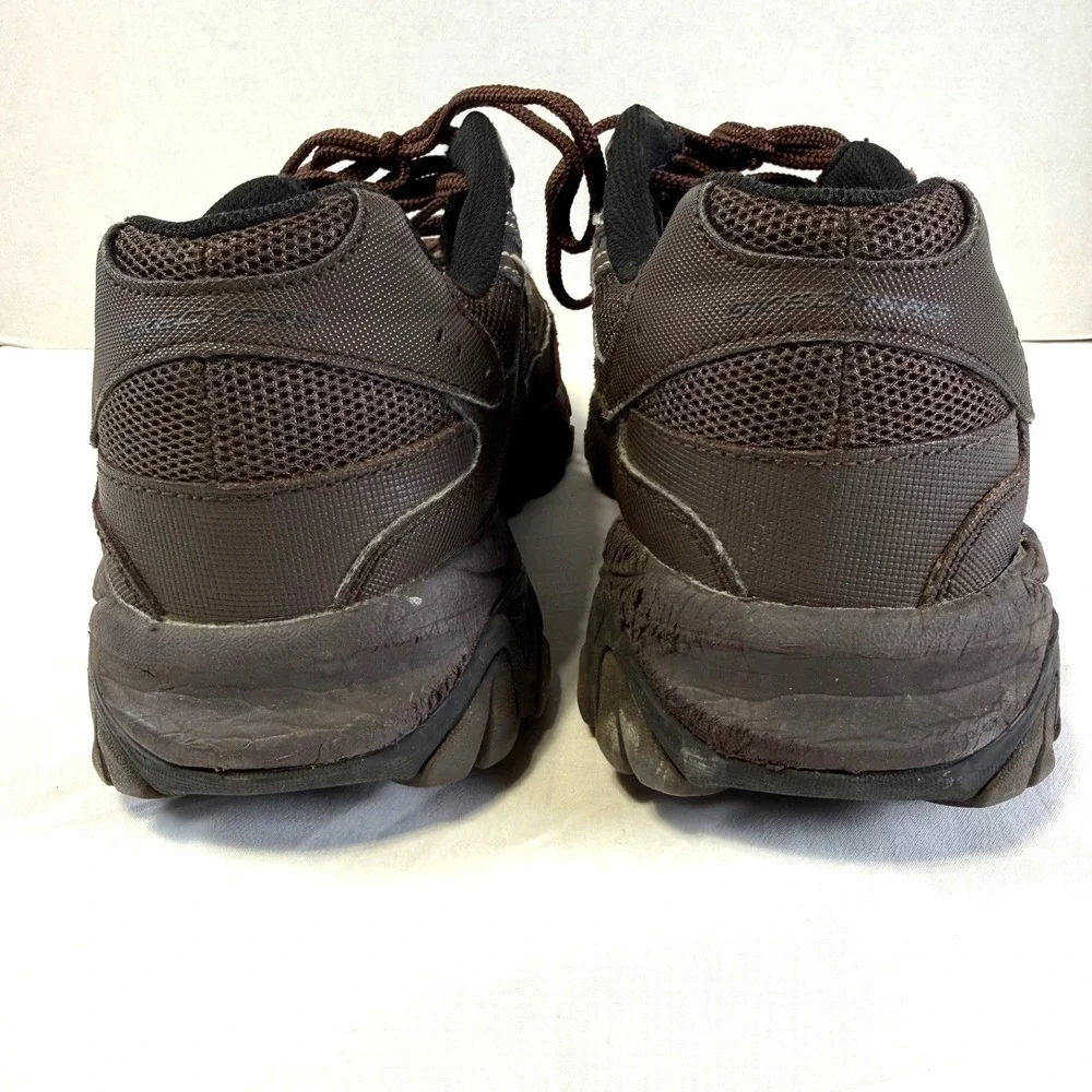 Skechers Men's Work RF Cankton Steel Toe Blk/Char. Shoes‎ Size 9.5 #77055